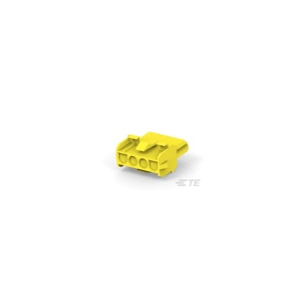 Te Connectivity Push-In Wire Connector, Yellow, Nylon Insulation, 600 V AC/DC 1-480703-4 - main